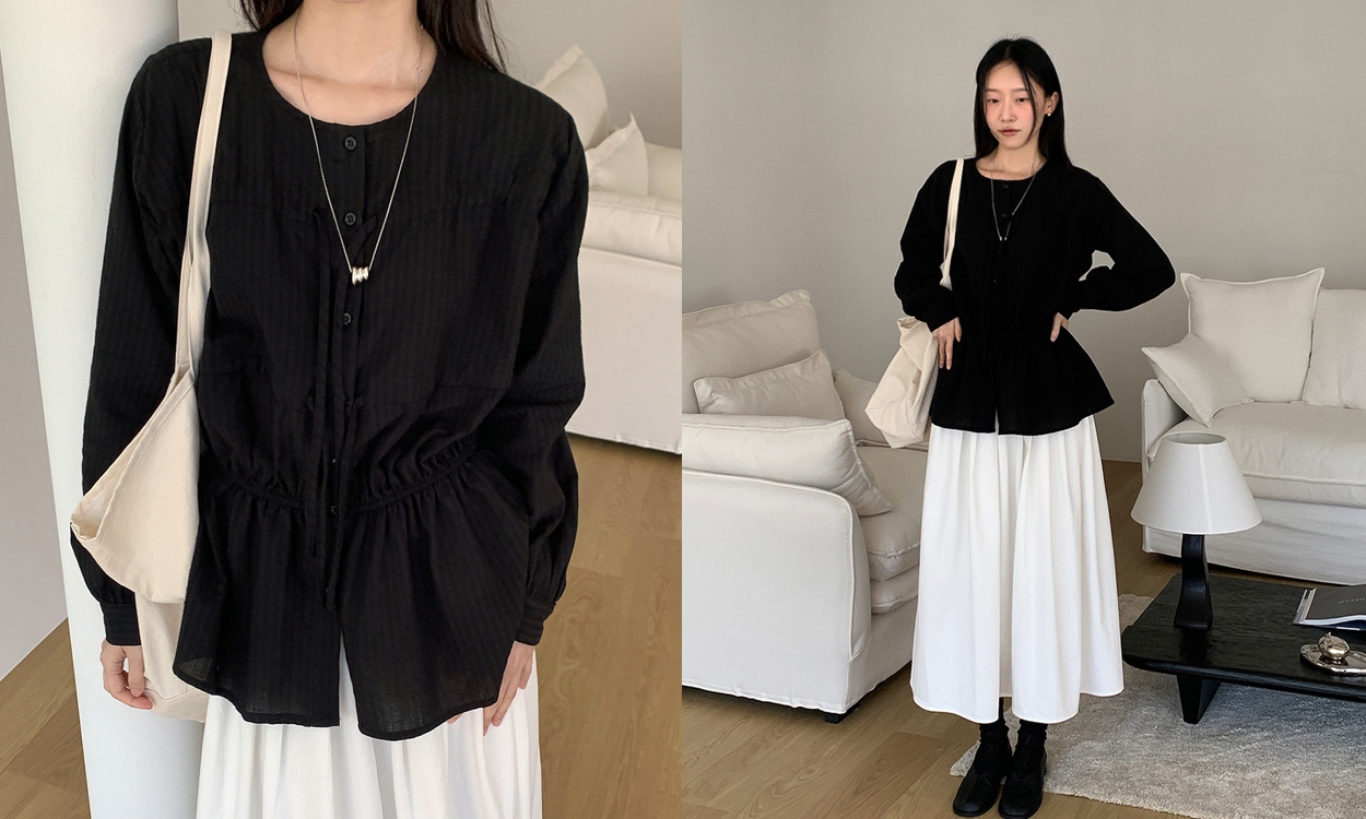 사랑스러운 봄 시작
made 블라우스