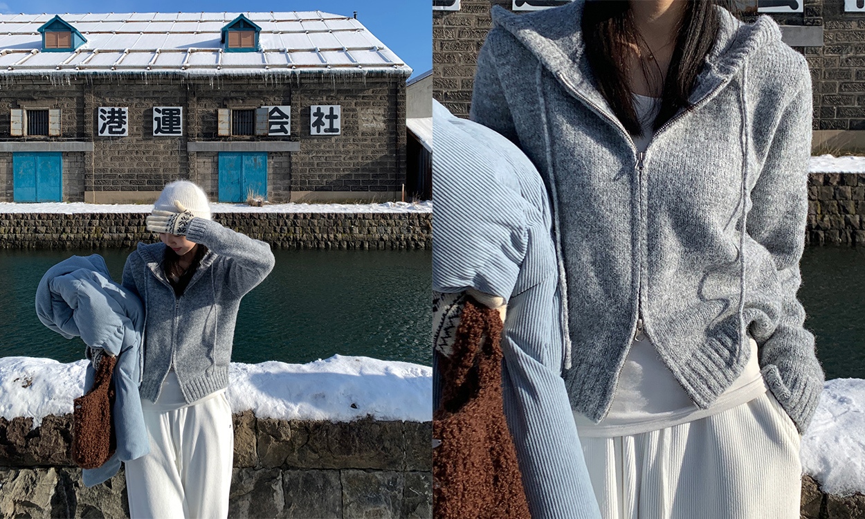 자꾸 손이 가는
겨울 니트 집업