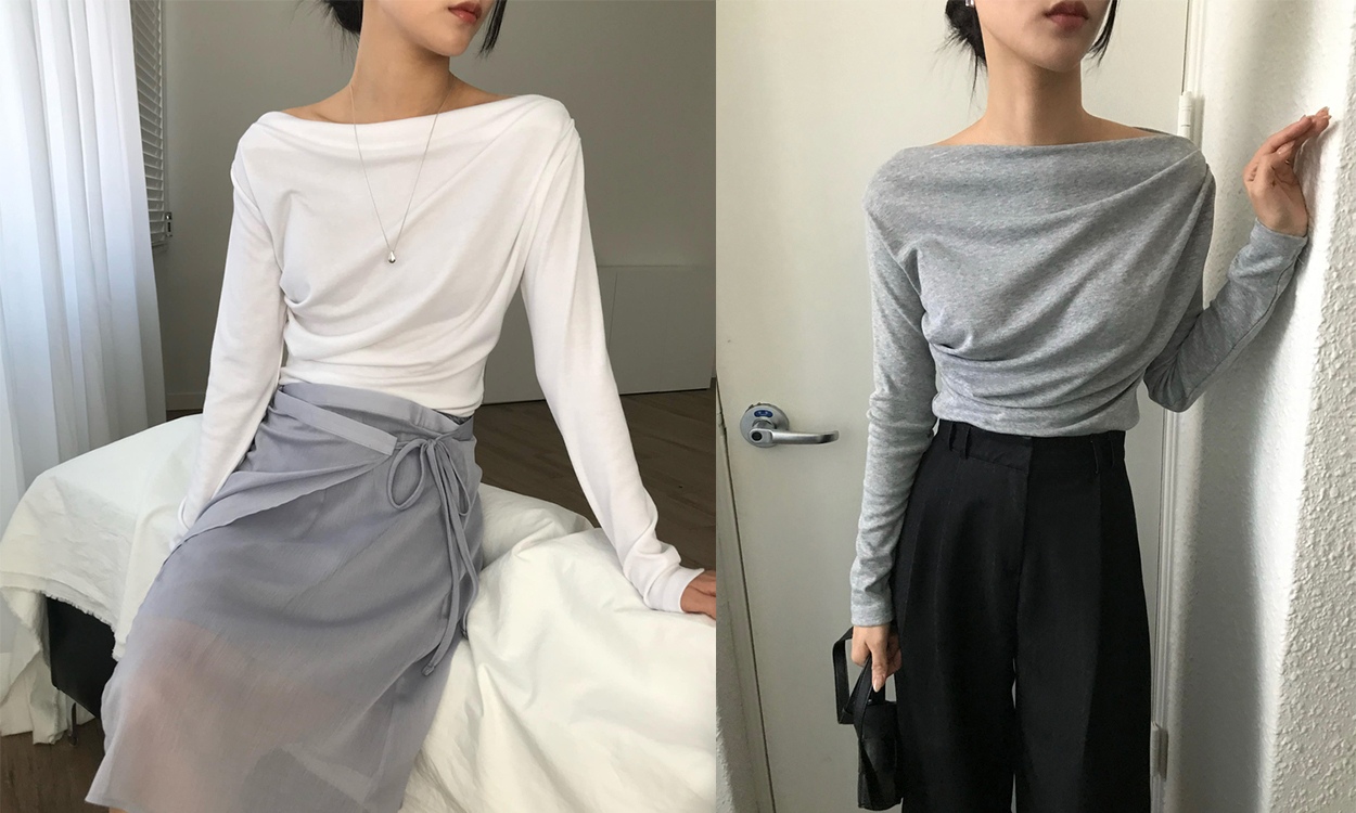 여리핏의 정석[MADE]
봄 드레이프 긴팔티셔츠