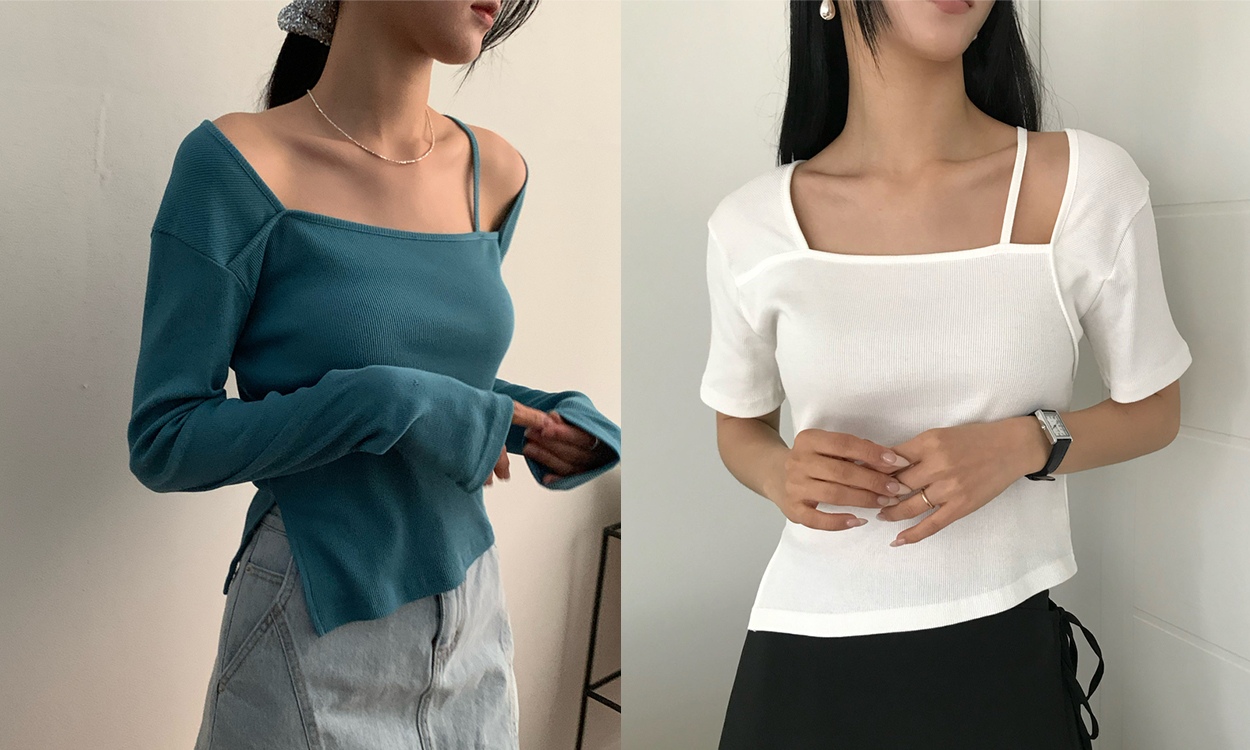 여리여리핏으로 만들어주는
[반팔&긴팔] 언발트임티