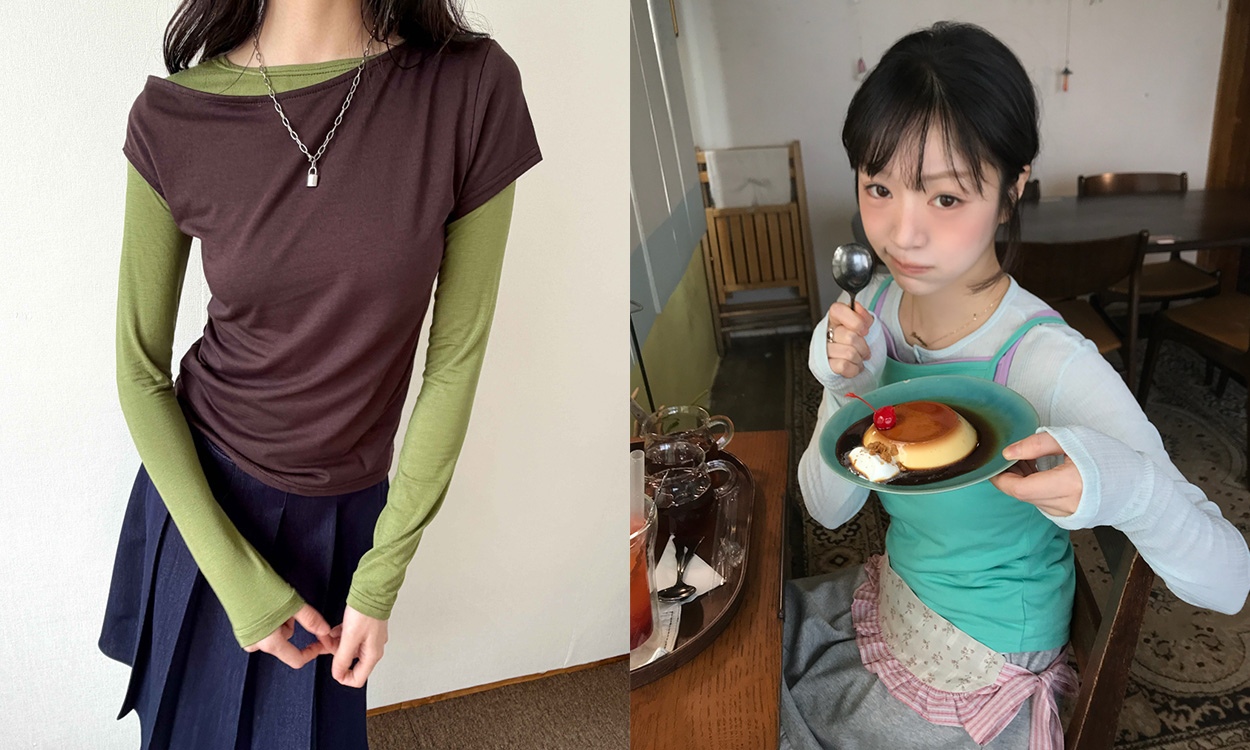 무채색 人도 푹 빠질
기본티+컬러 레이어링