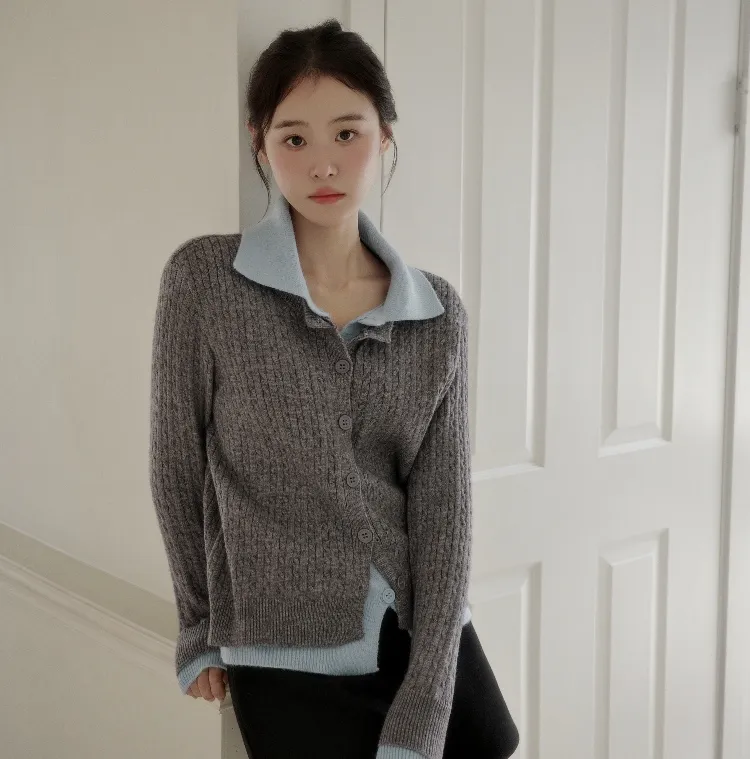 깔끔하고 클래식한
몰디토 카라 가디건
