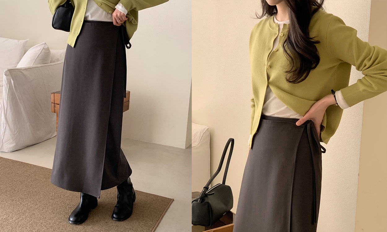 여성스러움을 랩포인트로
더욱 이쁜 깔끔한 실루엣