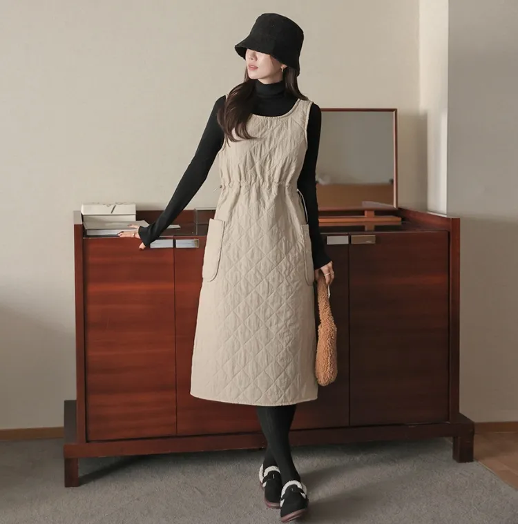 나만의 작은 온실~
패딩 조끼 원피스