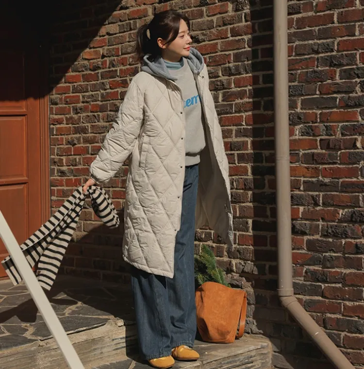 누빔 입고~겨울을 누벼!
후드탈부착 퀼팅 누빔패딩