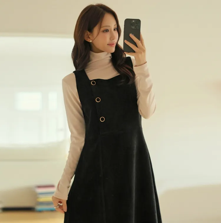 12월, 더 빛나는 그대
쓰리버튼 포인트원피스 