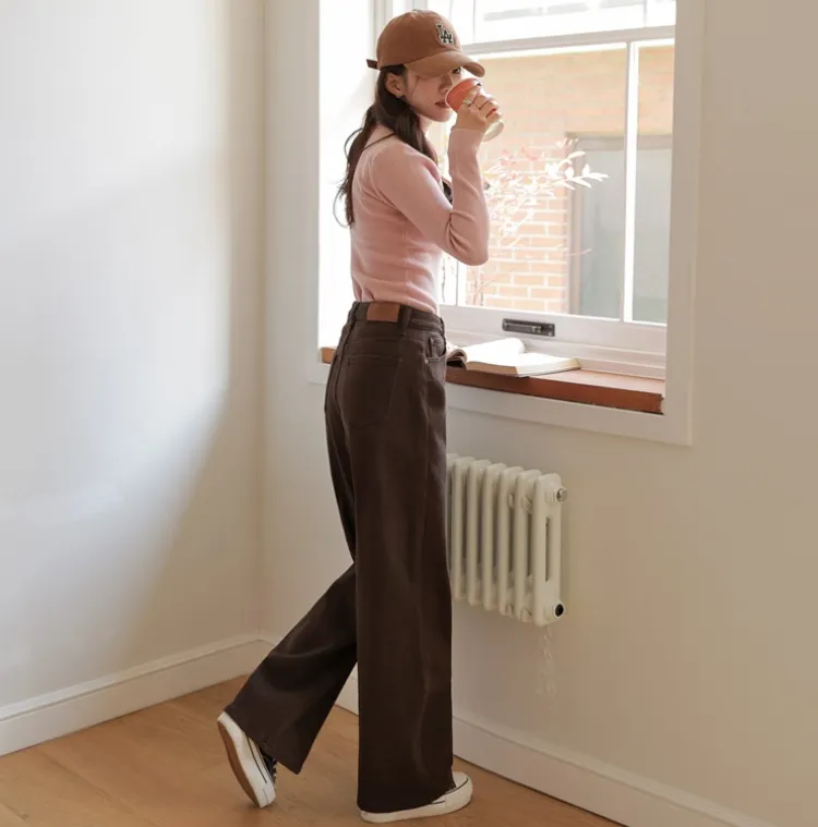 추위 영구삭제, 복구불가
와이드 합포기모코튼팬츠