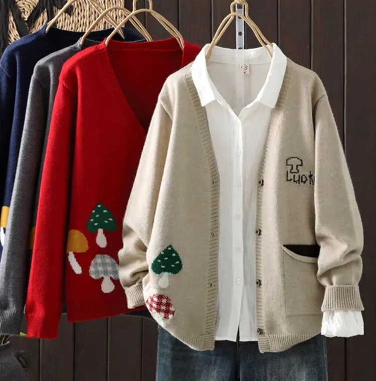 코지하면서 포근한 가디건