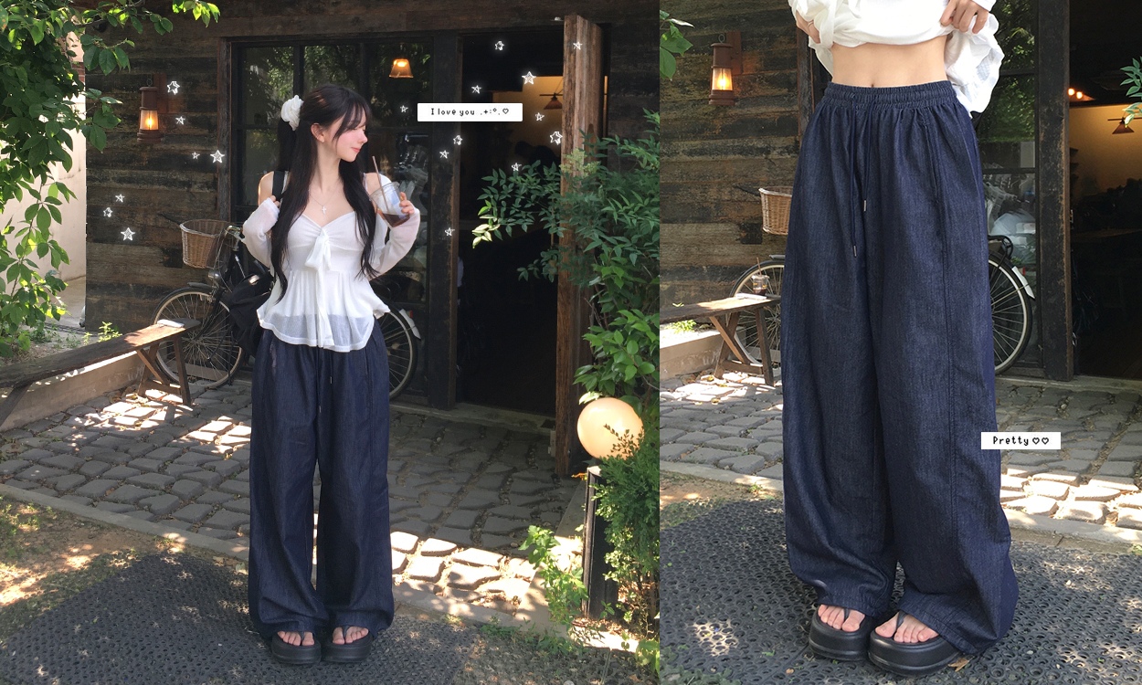 완벽한 체형 커버
코튼 와이드 팬츠