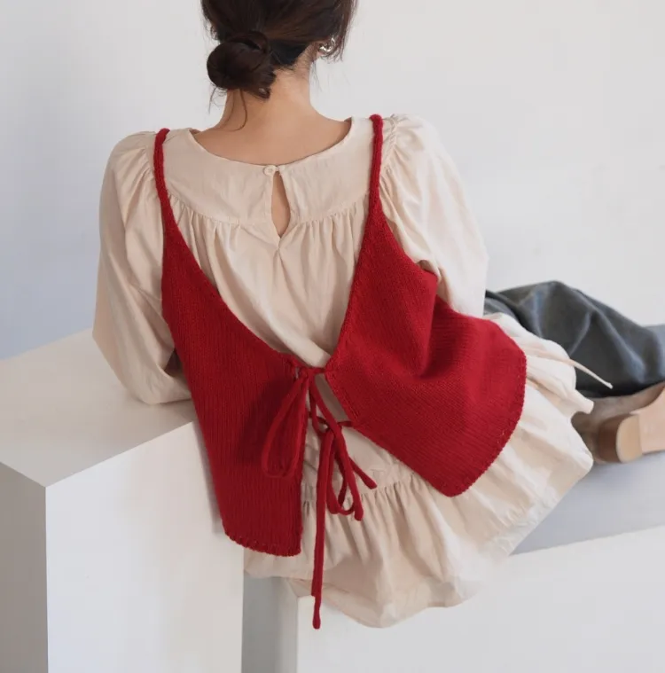 앞뒤 구분 없이 즐기는~
투웨이 뷔스티에 니트