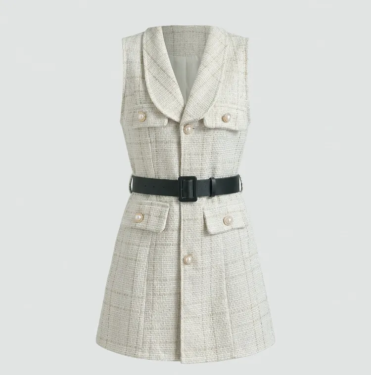 핏 좋은 트위드 원피스