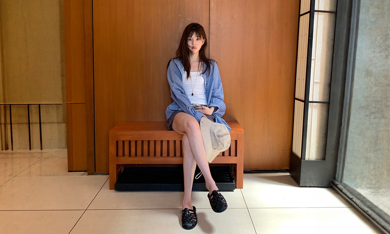 낮엔 살안타템
저녁엔 툭 걸치는 아우터