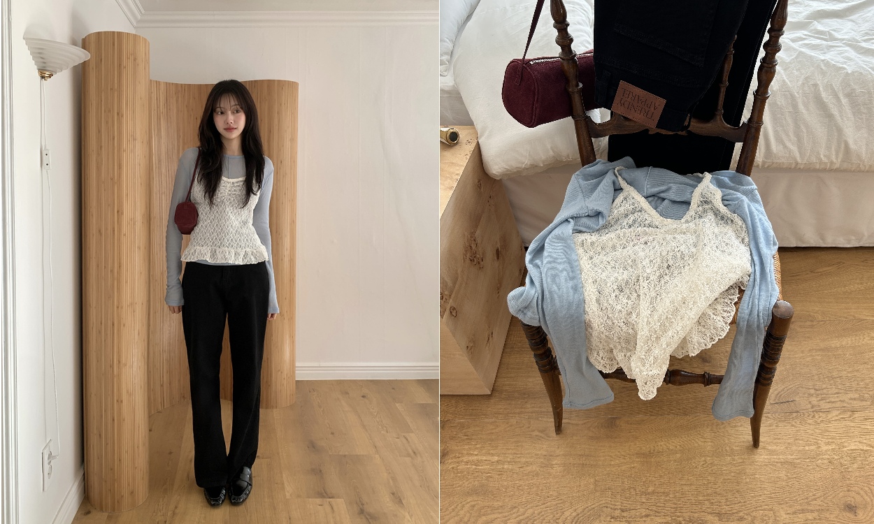 이번 봄도 잘 부탁해
코튼 와이드 팬츠