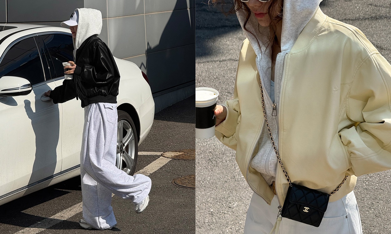 몸에 착 감기는 유연함
주문대폭주! 레더점퍼