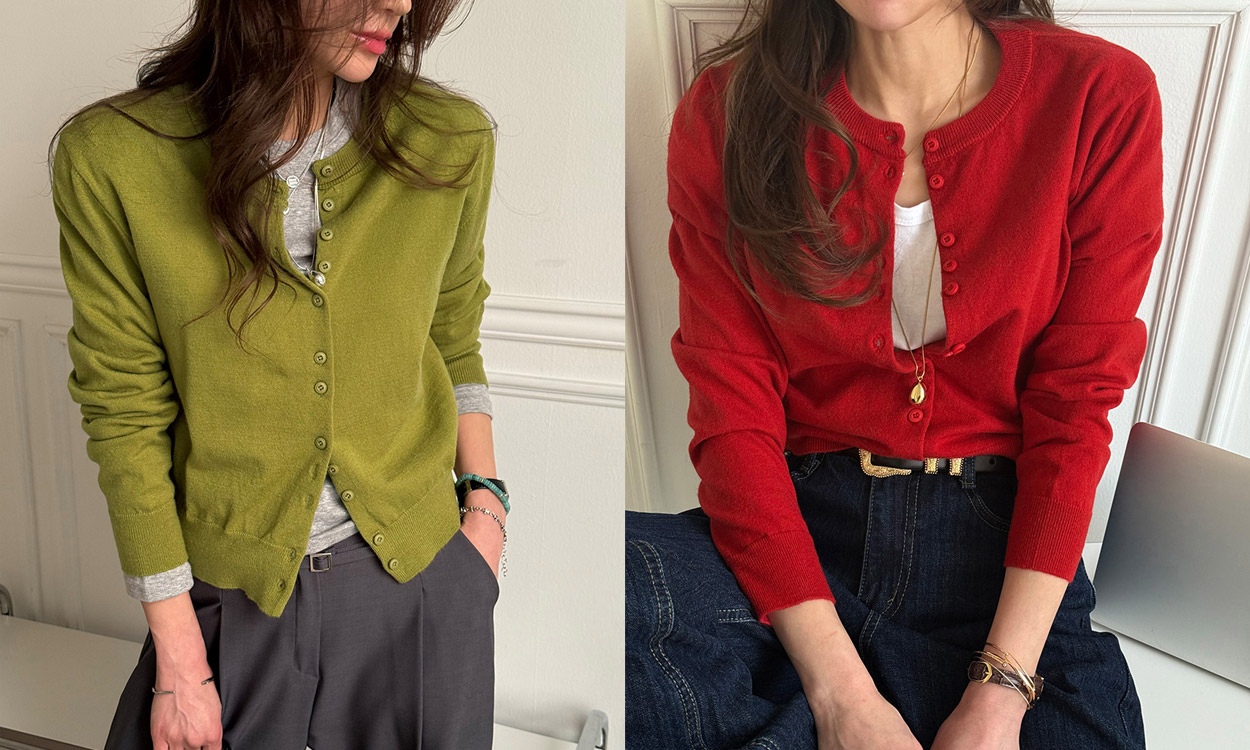 한 컬러도 놓치면 안돼!
7color 니트가디건