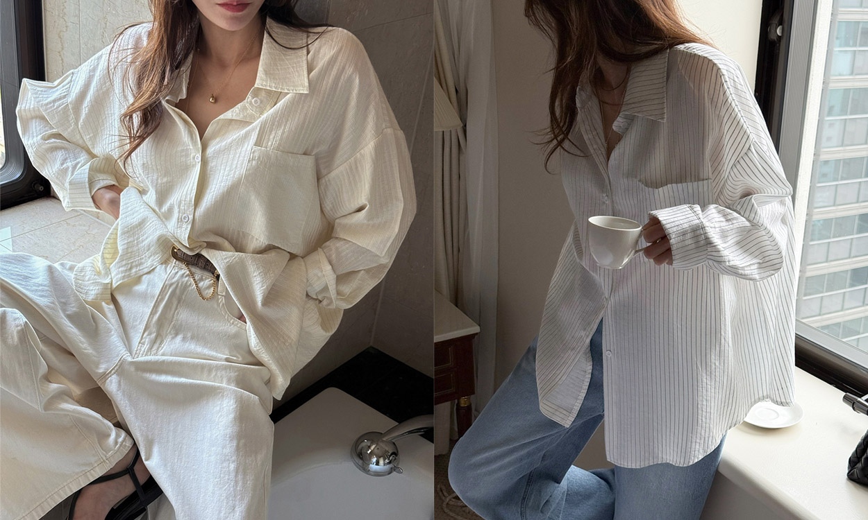 여리여리 내츄럴한 멋!
스트라이프셔츠