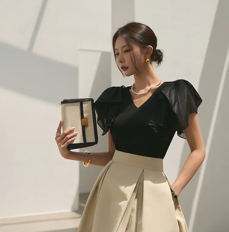 합리적 선택, 브리치
다바걸  쉬폰 블라우스