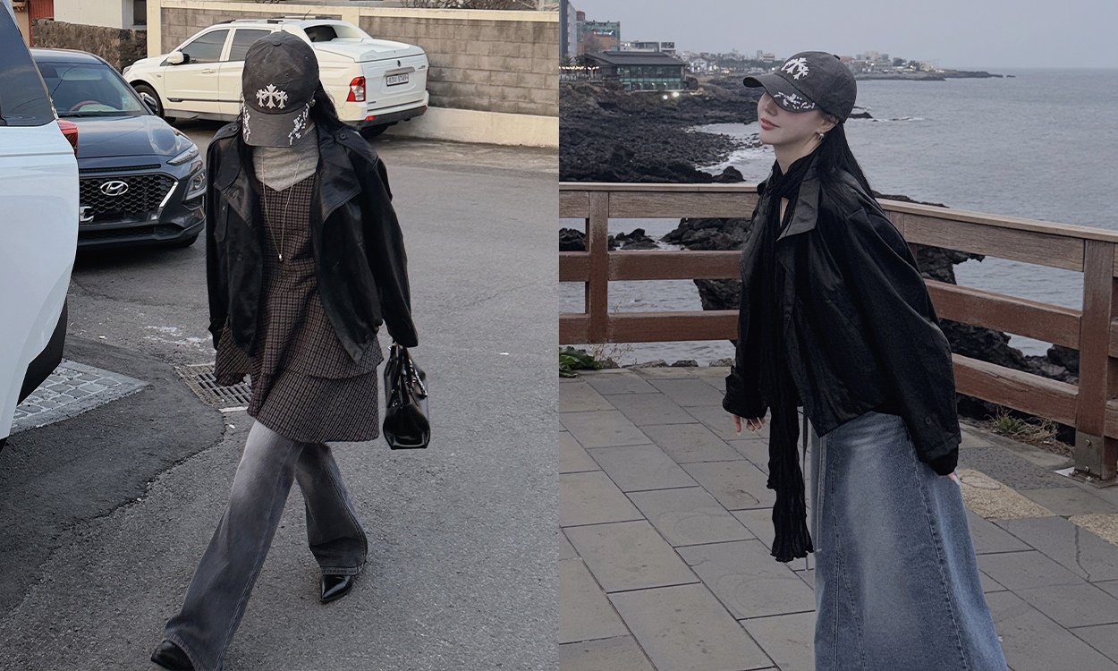 모델소장 트렌디
멋스러운 레더 자켓