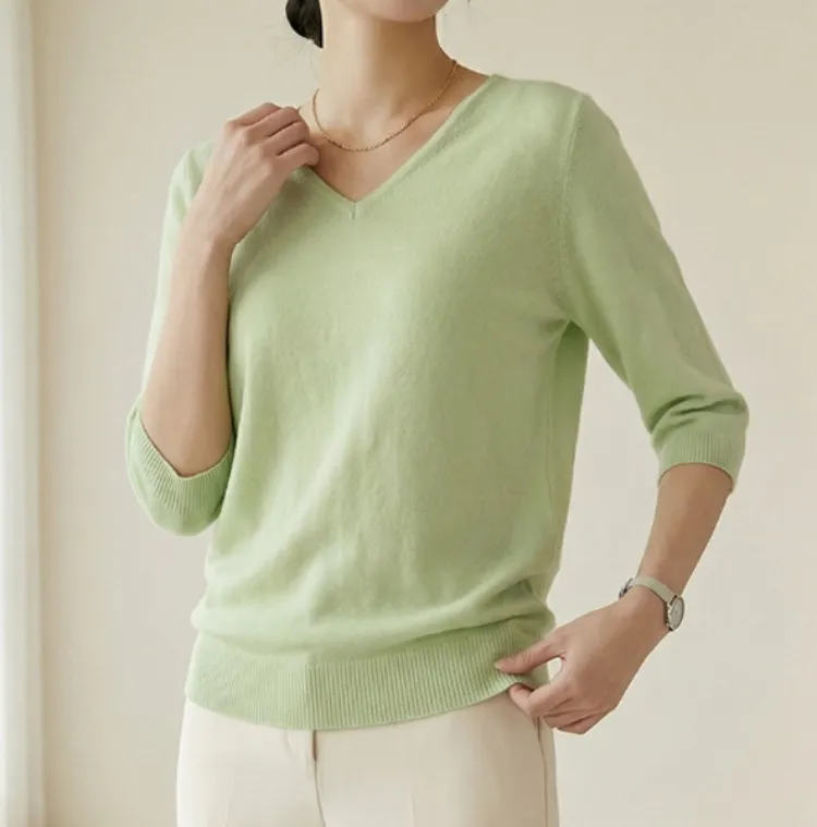 1+1구성,베이직 브이넥
파스텔톤 데일리 니트