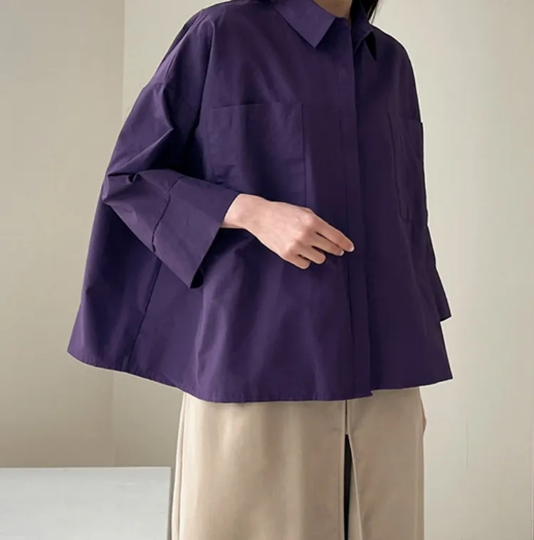 아방한 핏감의
깔끔한 셔츠 남방