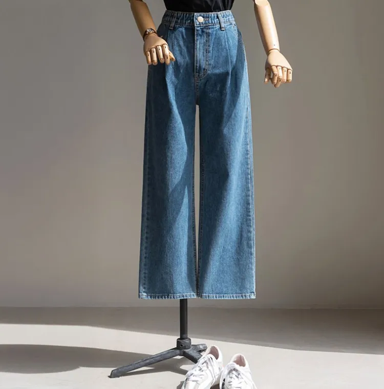 Slimfit
원스 핀턱 데님 팬츠