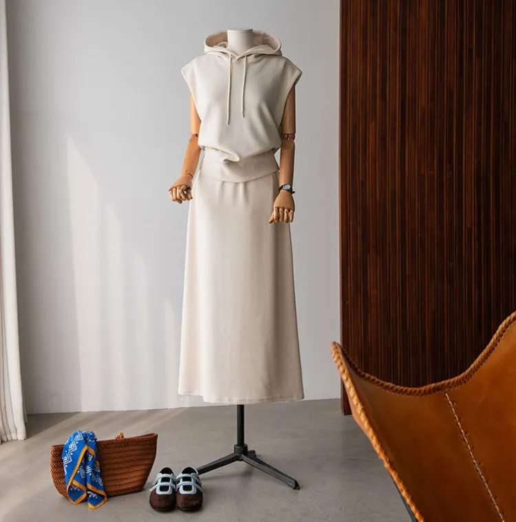 봄을 맞이하며
골지 맥시 스커트 세트