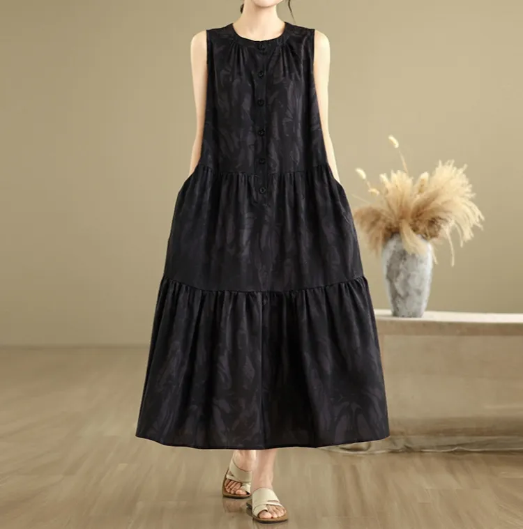 여름 원피스 추천
패턴 캉캉 민소매 원피스