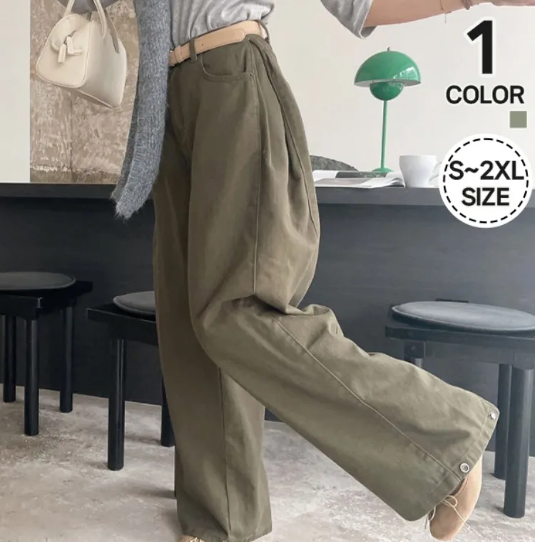 감각적인 분위기의
부드럽고 탄탄한 코튼팬츠