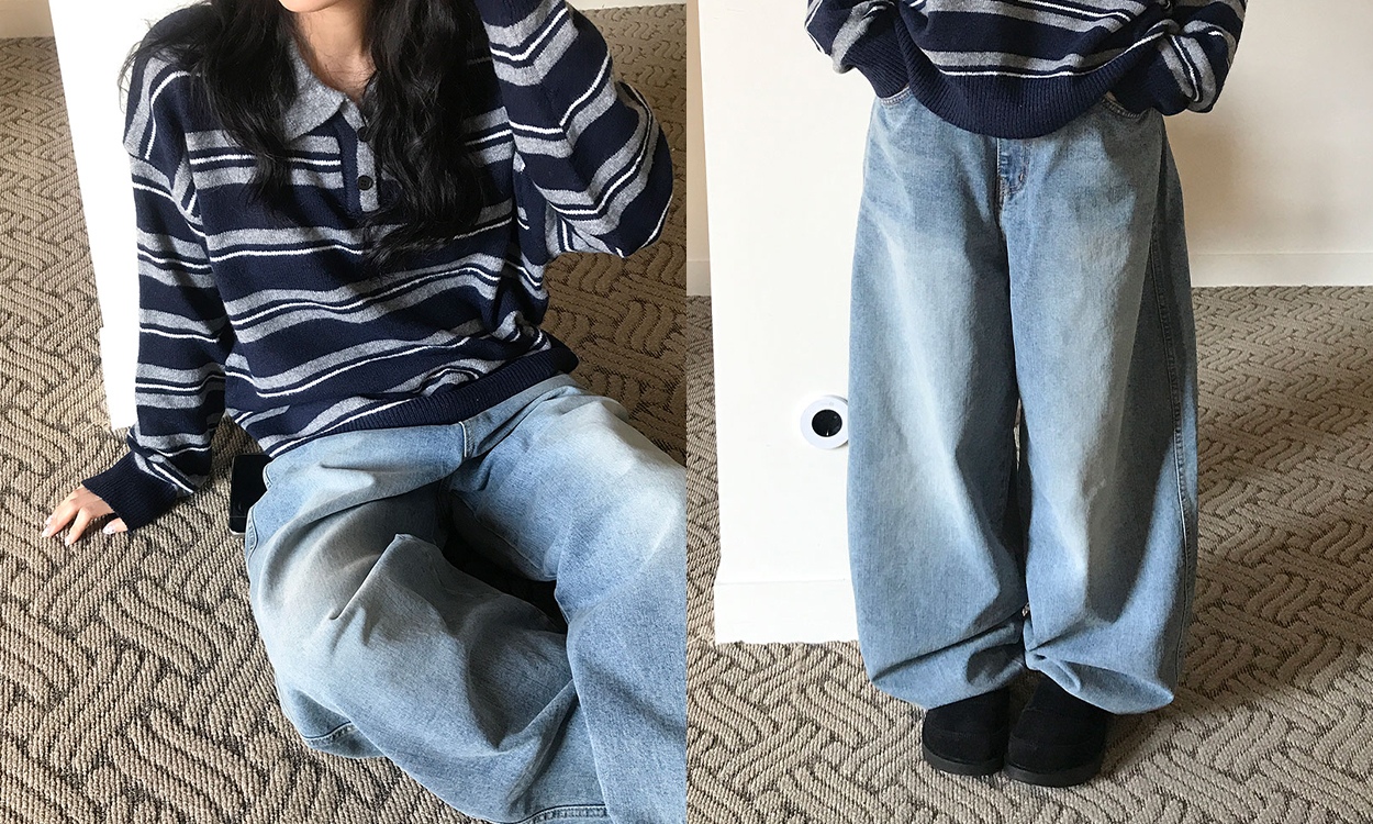 핏보장 ! 인생 데님 !
펜서 벌룬 와이드 데님