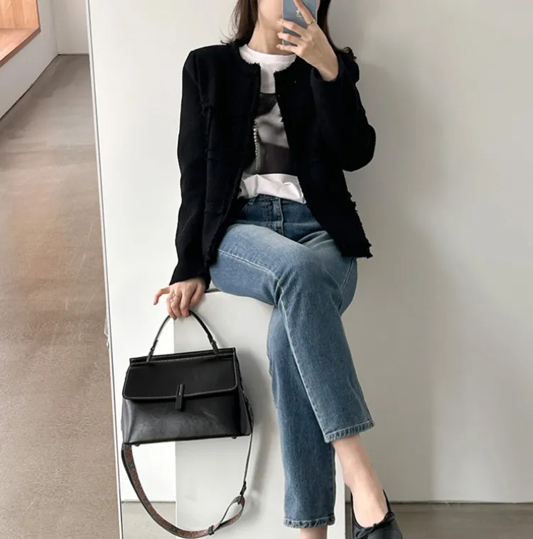 르네 트위드 자켓
