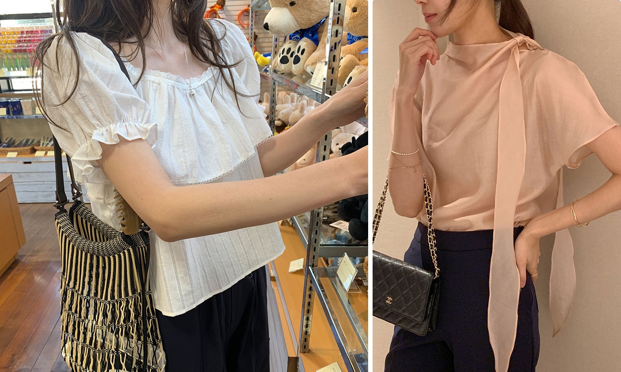 오늘의 분위기
블라우스 한 장으로 결정