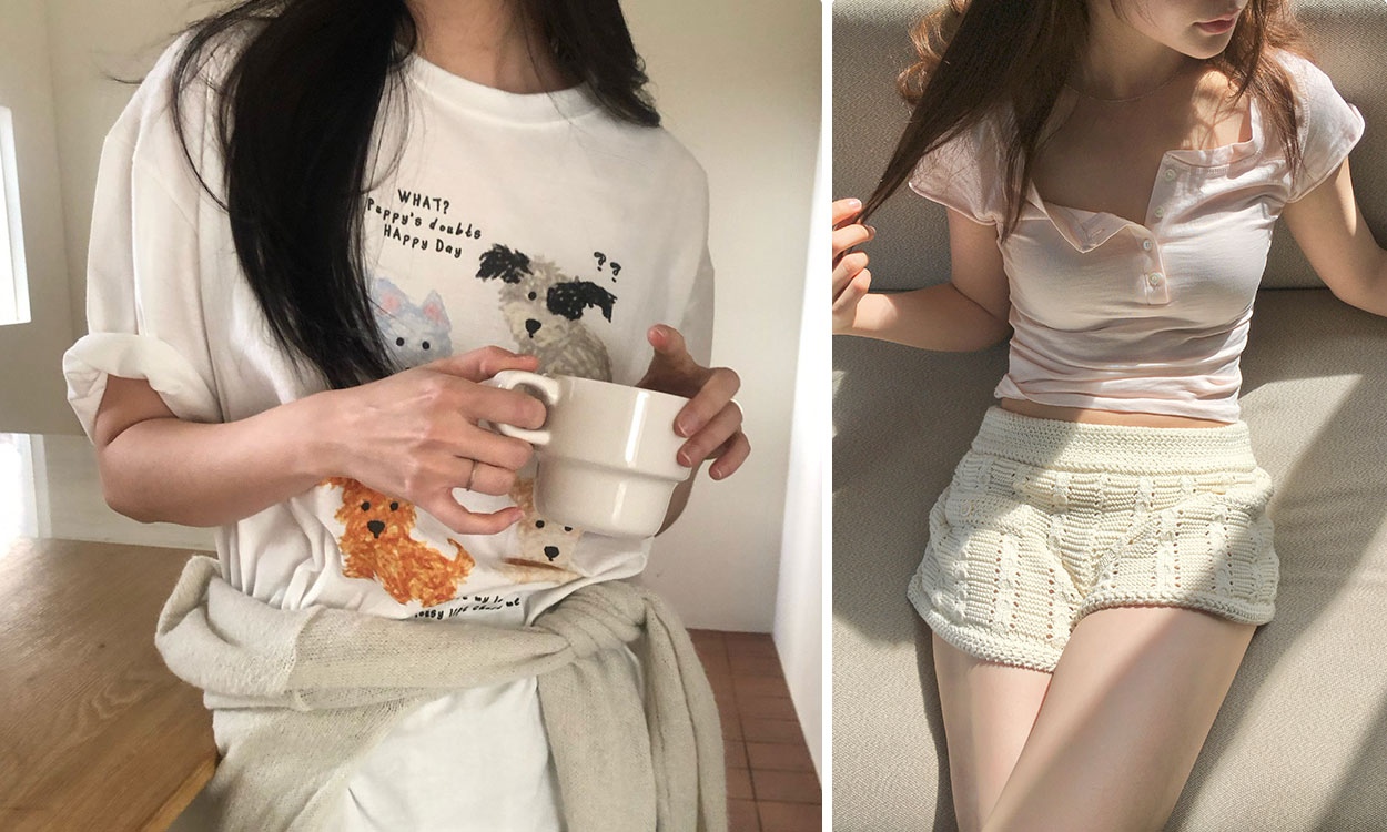 가벼워진 옷차림
지금 입기 좋은 반팔