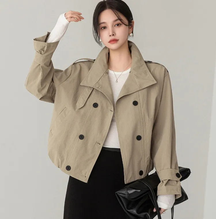 봄을 시작하는
클래식 트렌치 숏 자켓