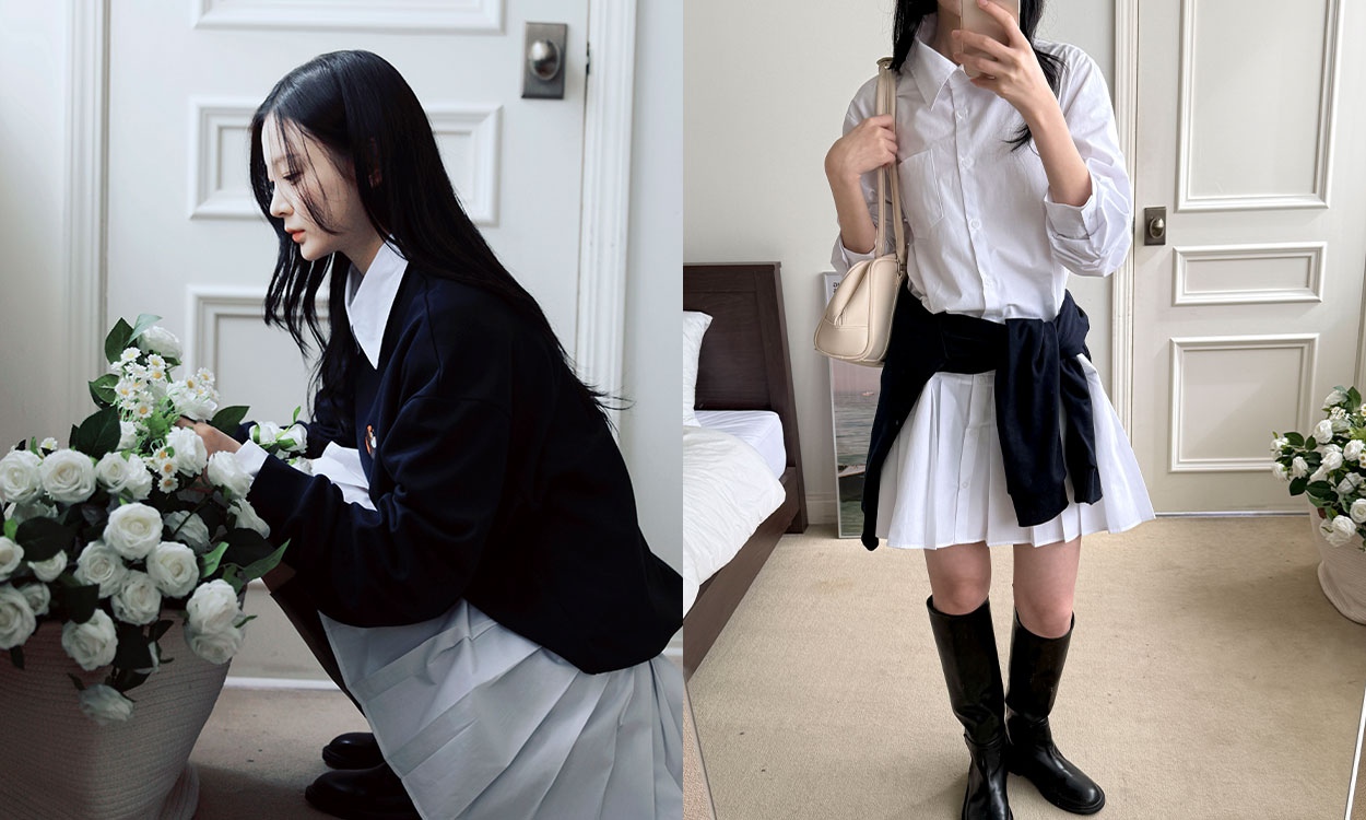 봄 느낌 그대로
플리츠 미니 원피스