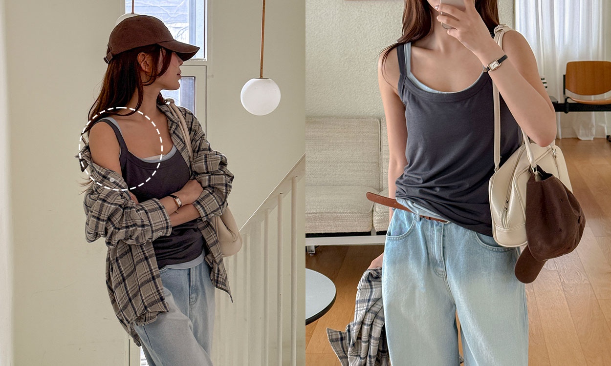 레이어드 필수템
베이직 스판 나시