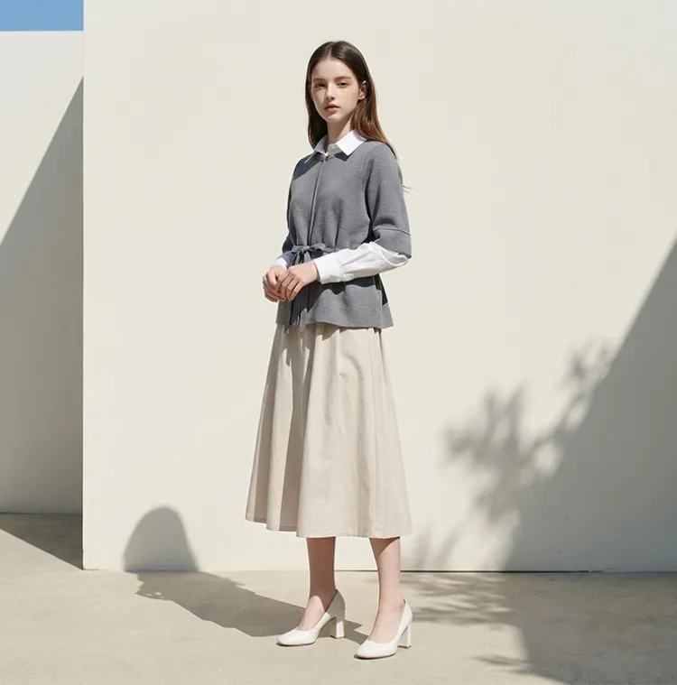 2026년 봄신상
코튼핀턱벨트스커트