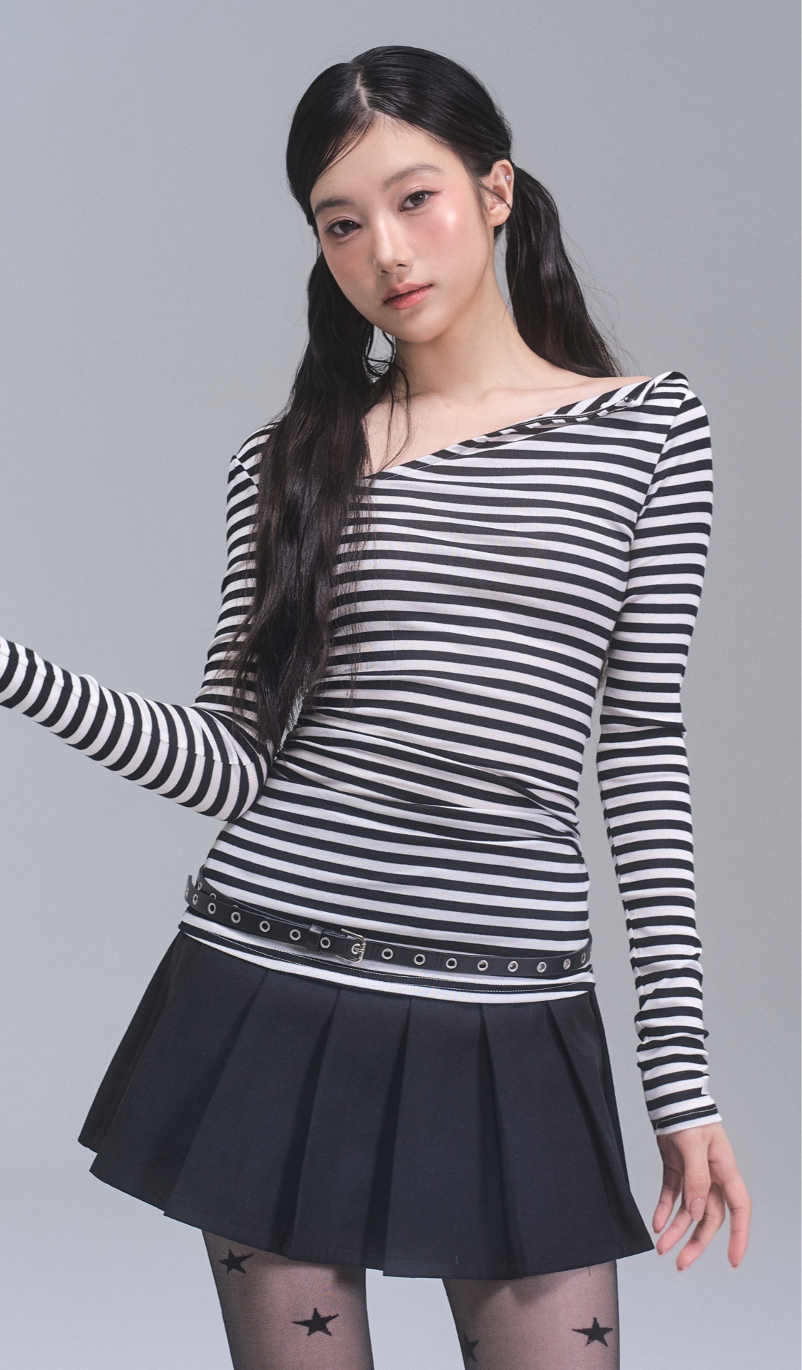 blured_가볍게, 여리하게
긴팔 티셔츠