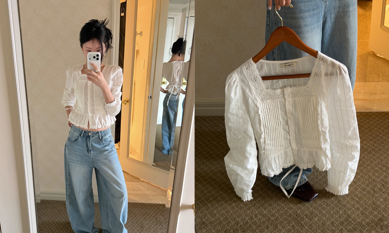 Romantic mood
섬세한 레이스 디테일