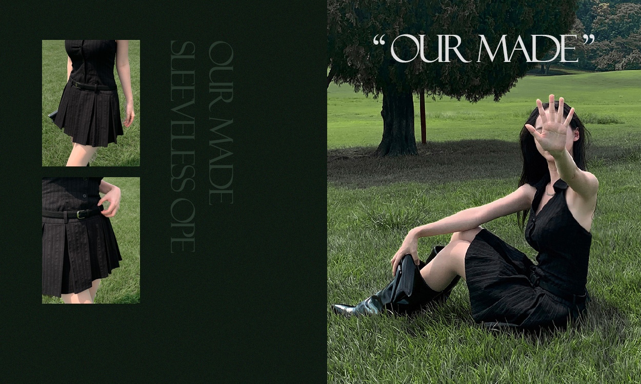 어깨 미녀 만들어주는
홀터넥 원피스 - ops