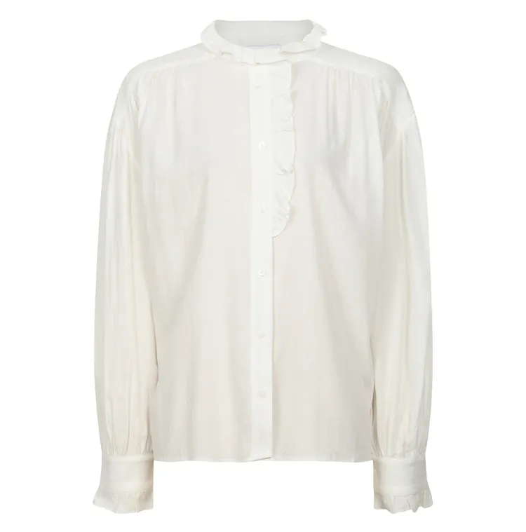 날씨에 딱 맞는 코디
프릴 블라우스