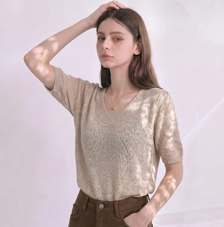 여름까지 입기 좋은
반팔 니트