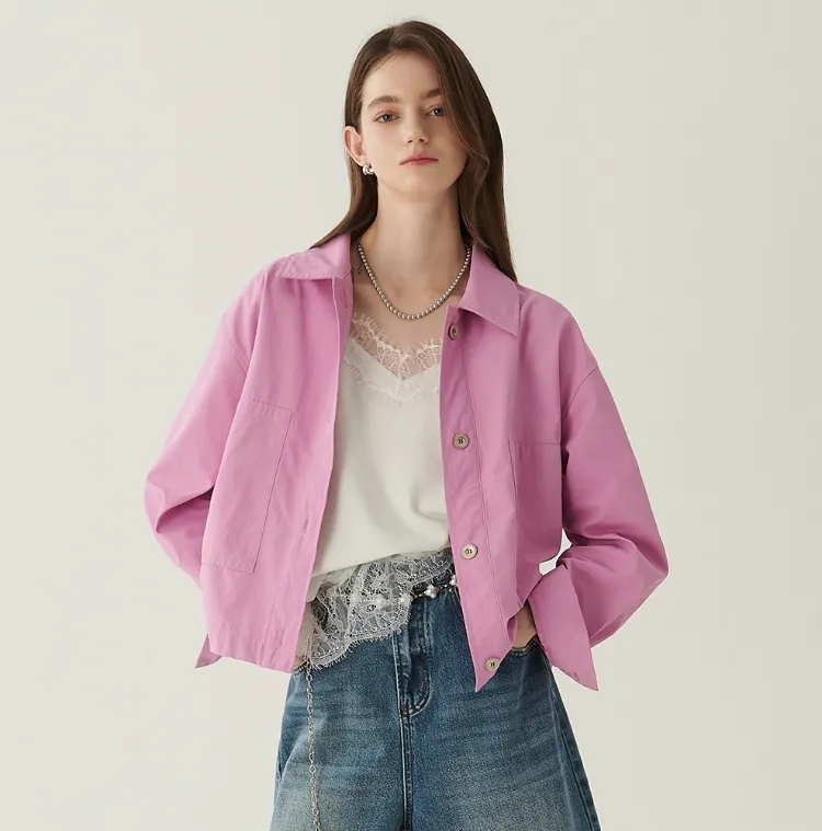 꽃잎처럼 가볍게 걸치는
마이르핀 셔츠 점퍼