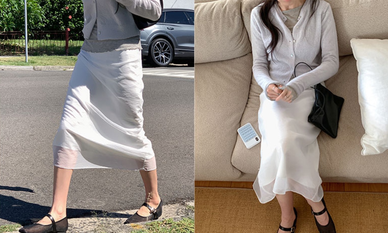 CRÈME ARCHIVE
셰리 레이어드 스커트