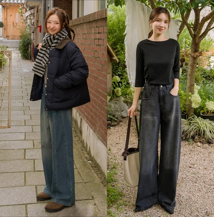 S~2XL, 숏/롱기장
5컬러 편한 데님