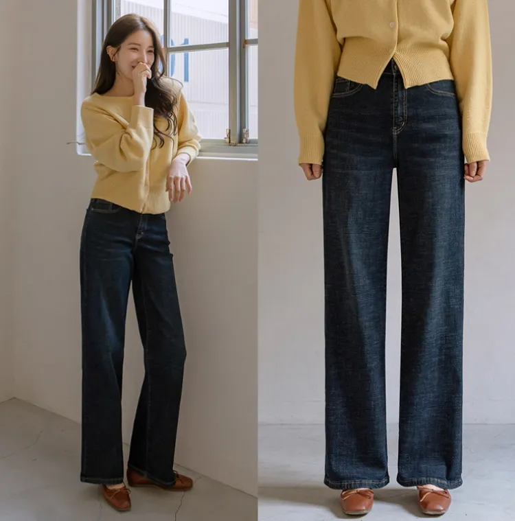 저스트원 시그니처 꿀스판
롱다리핏 와이드진