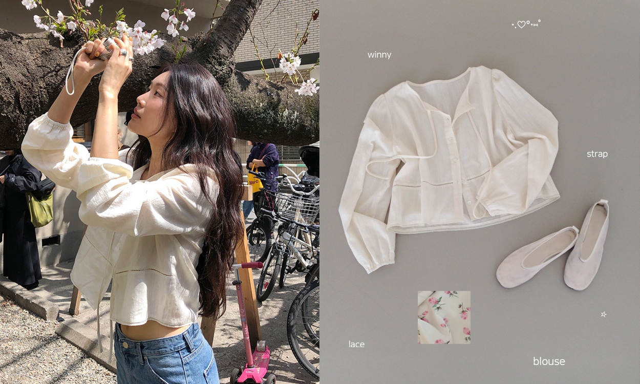 단정함 속에서 발견되는
로맨틱한 디테일들..🤍