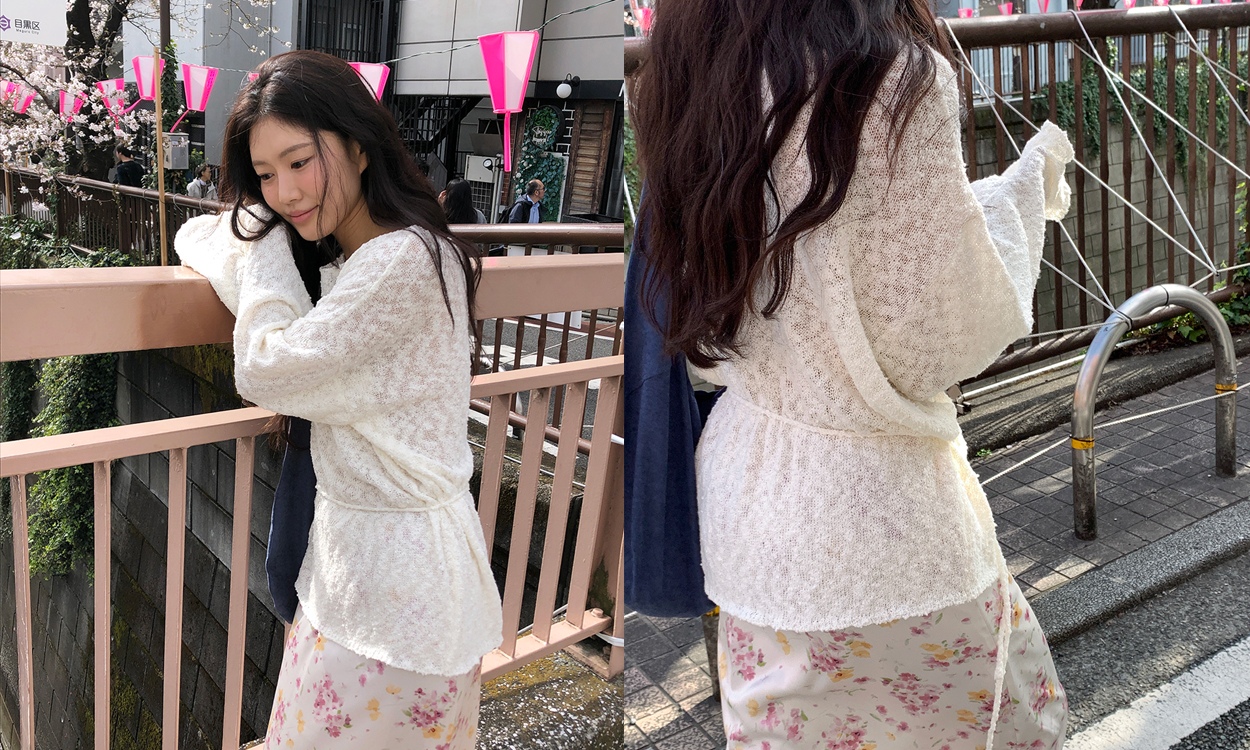 성글한 조직감이 매력적인
데일리한 루즈 니트!