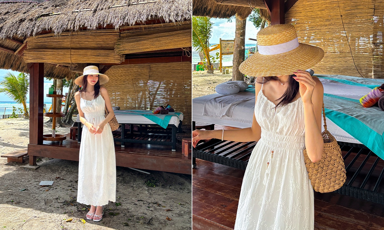 펀칭 스모킹 롱원피스
입는 순간 ' 인생샷 '