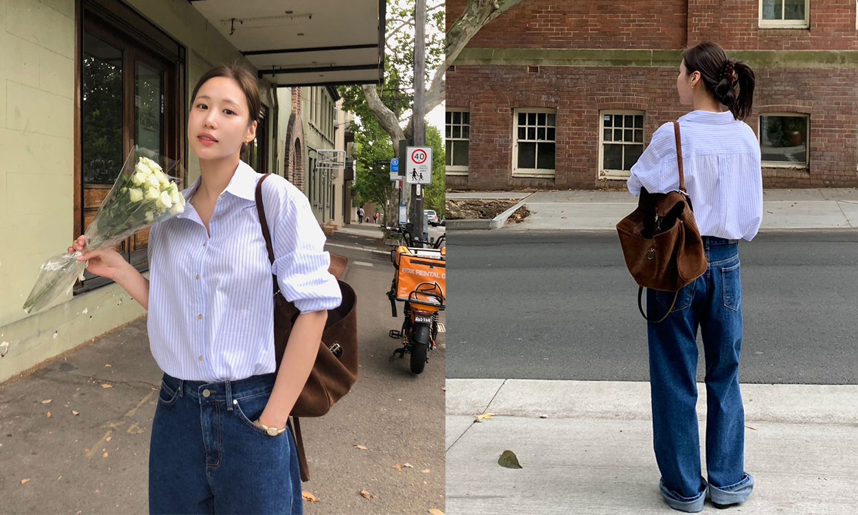 산뜻한 무드로 즐기는
오버핏 코튼 셔츠🤍