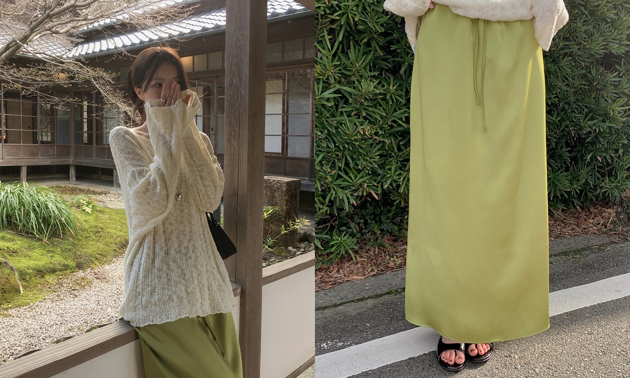 spring moodꪑ
살랑이는 새틴 스커트